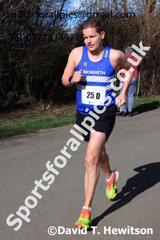 Senior Mens 2026 NECAA Royal Signals Road Relays, Hetton Lyons Country Park, Hetton le Hole. Photo: David T. Hewitson/Sports for All Pics